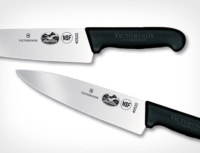 Victorinox Butcher Knife 10 Blade Black Fibrox Handle