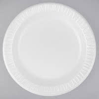 9 Uncoated Paper Plate, 100 per package