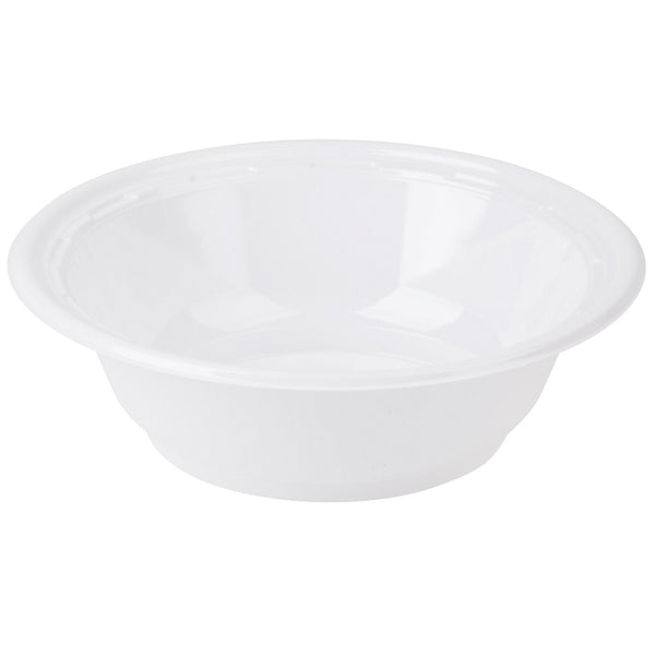 Dart 5 oz. White Plastic Bowl, 1000 per case - Thebestpartydeals