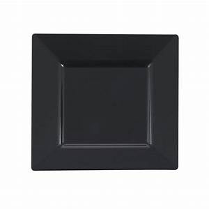 Solid Square 8" Salad Plate, 10 per package