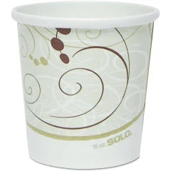 16oz Paper Food Container With Lids, 25 sets