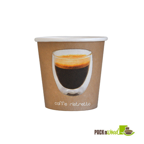 4oz Ristretto paper cup - 1000 per case - Thebestpartydeals