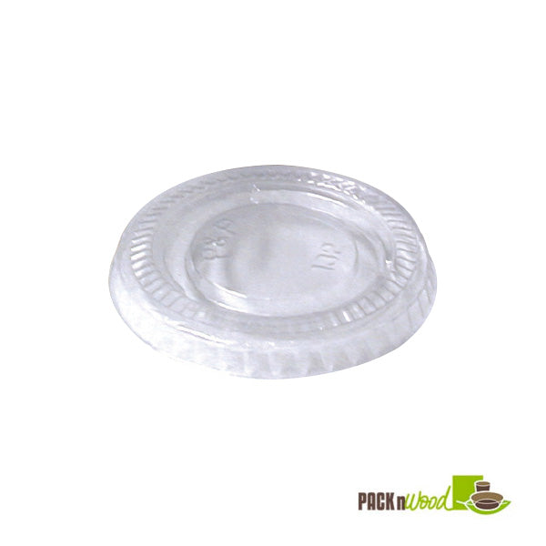 Clear flat lid for 8oz paper cup - 1000 per case - Thebestpartydeals