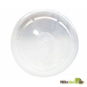 Clear plastic lid for 8oz, 12oz, and 16oz - 500 per case - Thebestpartydeals