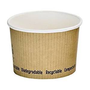 Compostable 16oz soup container - 500 per case - Thebestpartydeals