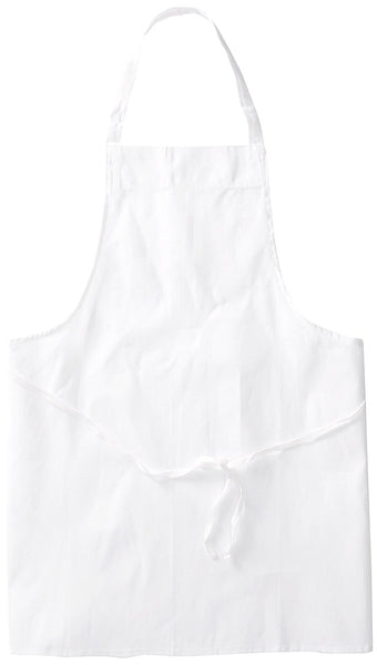 White Cloth Apron, Individual - Thebestpartydeals