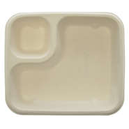 Stalkmarket Compostable 2 Compartment Nacho Tray - case - Thebestpartydeals