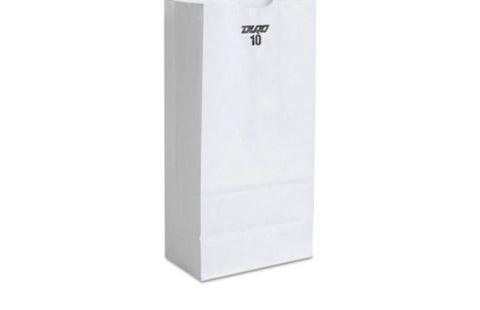#10 White Paper Bag