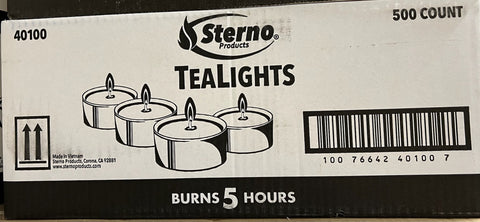 5 Hour Tealights 50 per box