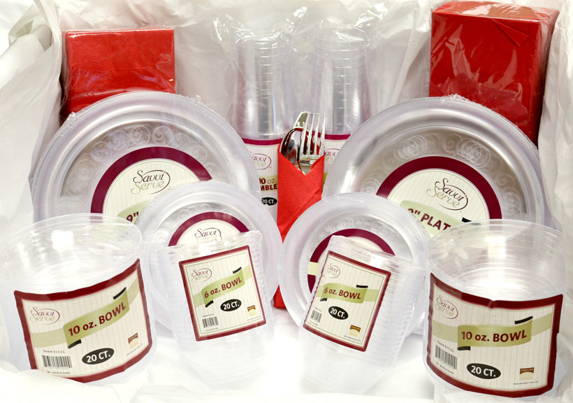 $45-$50 Complete Disposable Place Settings