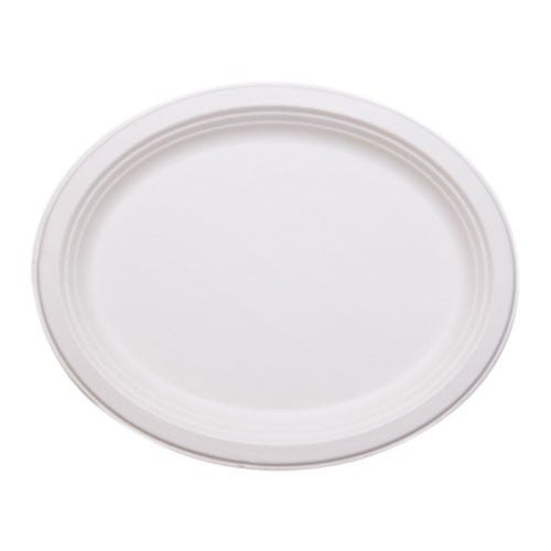Stalkmarket Compostable Jumbo Oval Platter - case - Thebestpartydeals