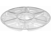 16" 7 deep compartment catering tray - 25 per case