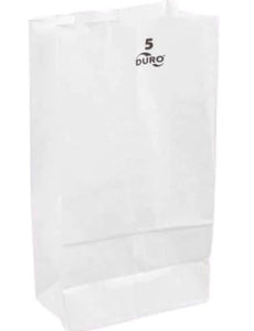 #5 White Paper Bag