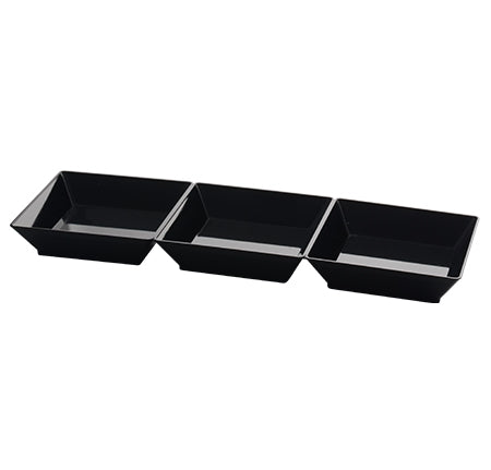 7.5" long rectangular sectional tray - 10 per package - Thebestpartydeals