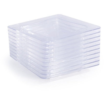 Tiny Trays 3" x 3", 10 per package - Thebestpartydeals