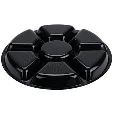 18" 7 compartment catering tray - 25 per case - Thebestpartydeals