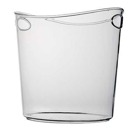 1 Gallon Oval Ice Bucket, Clear - Thebestpartydeals