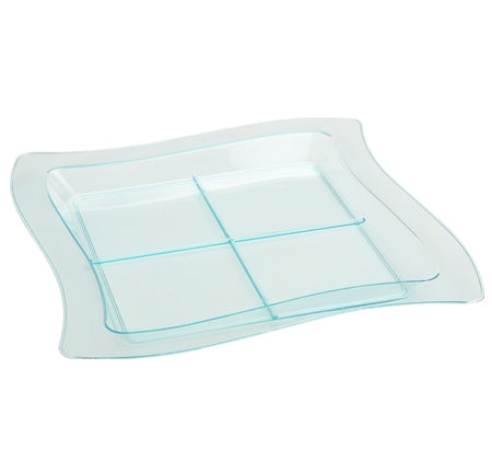 Tiny Tangents Tray (4 Sectional), 120 per case - Thebestpartydeals