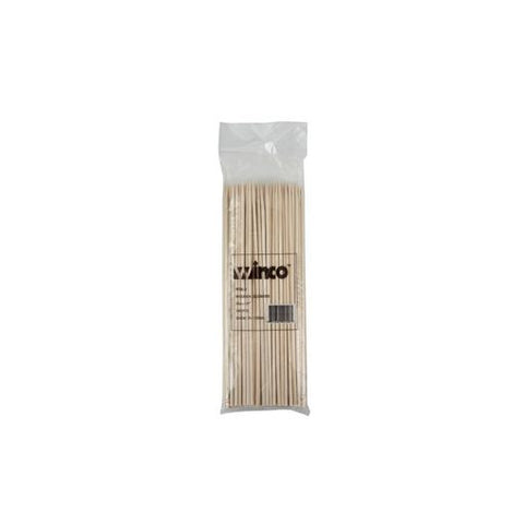 Winco 8" Bamboo Skewers, 100 per bag - Thebestpartydeals